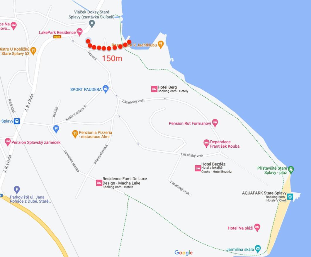 Jezerní apartmán s terasou Doksy  Exteriér fotografie